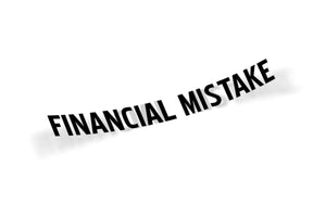 financial mistake sticker decal jdm 